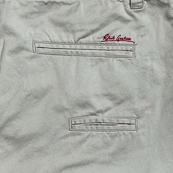 ROBERT GRAHAM COTTON KHAKI CHINO FLAT FRONT PAISLEY CONTRAST SHORTS - Picture 10 of 10